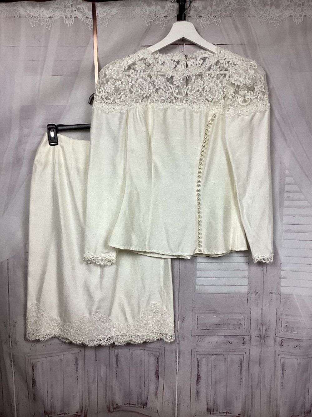 Vintage Wedding 2 Piece Dress Set